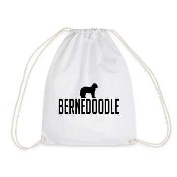 Bernedoodle Race de chiens Chiens Wilsigns - Sac de sport léger - blanc - Devant
