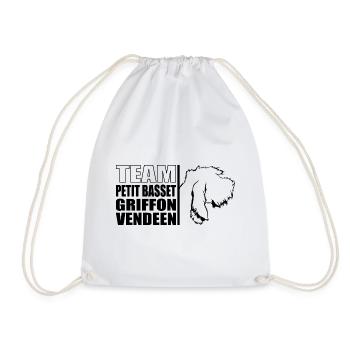 TEAM Petit Basset Griffon Vendéenne Chiens Wilsigns - Sac de sport léger - blanc - Devant