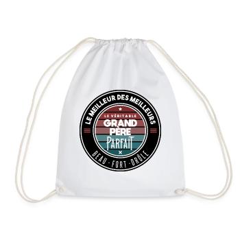 Le véritable grand père parfait - Sac de sport léger - blanc - Devant
