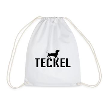 Teckel Hunderasse Hund Hunde Wilsigns - Turnbeutel - Weiß - Vorne