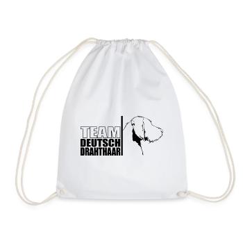 TEAM Chien allemand à poil dur Chien Wilsigns - Sac de sport léger - blanc - Devant