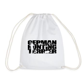 GERMAN HUNTING TERRIER Chiens de chasse Hunter Wilsigns - Sac de sport léger - blanc - Devant