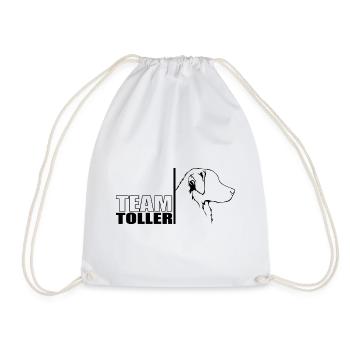 TEAM Toller Hunde Hund Retriever Wilsigns - Turnbeutel - Weiß - Vorne