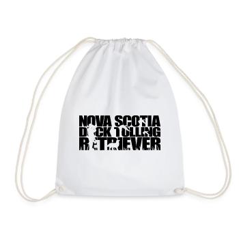 NOVA SCOTIA DUCK TOLLING RETRIEVER Chasse Wilsigns - Sac de sport léger - blanc - Devant