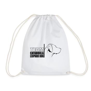 TEAM Catahoula Leopard Dog Hunde Hund Wilsigns - Drawstring Bag - white - Front