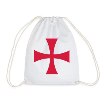 Croix des Templiers 2 - Sac de sport léger - blanc - Devant