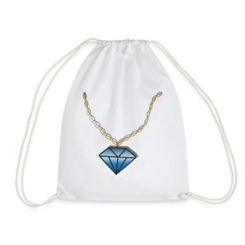 Kette Diamant - Turnbeutel - Weiß - Vorne