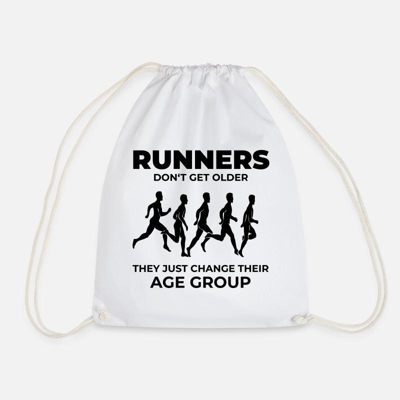 Runners - Drawstring Bag - white