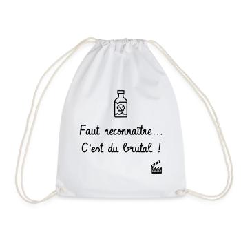 Les Tontons Flingueurs ! Réplique culte - Alcool - Sac de sport léger - blanc - Devant