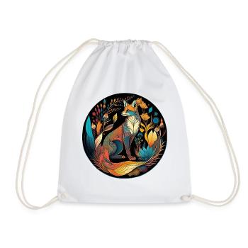 Magie de la nature de Mandala - Sac de sport léger - blanc - Devant