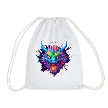 Dragon Popart - Sac de sport léger - blanc - Devant