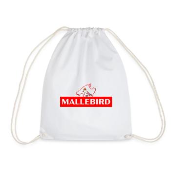 Mallebird Insel - Turnbeutel - Weiß - Vorne