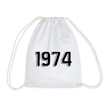 1974 - Drawstring Bag - white - Front
