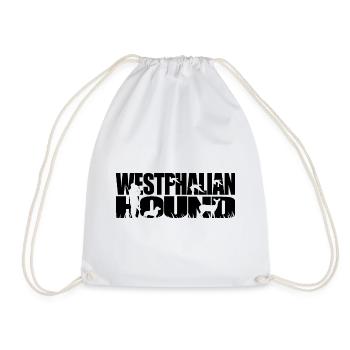 WESTPHALIAN HOUND Chien de chasse Chiens Chiens Wilsigns - Sac de sport léger - blanc - Devant