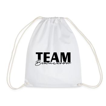 TEAM BEAUCERON Hundesport Wilsigns Hunde Hund - Turnbeutel - Weiß - Vorne