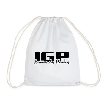 BOUVIER DES FLANDRES IGP Dog sport Wilsigns - Drawstring Bag - white - Front