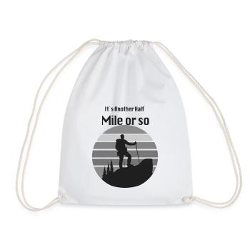 C'est un autre demi-mile ou plus - Sac de sport léger - blanc - Devant