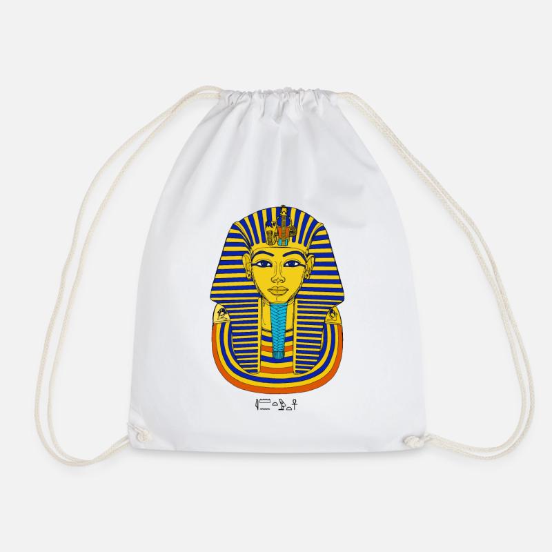 Tutanchamun - Pharao von Ägypten - Turnbeutel - Weiß