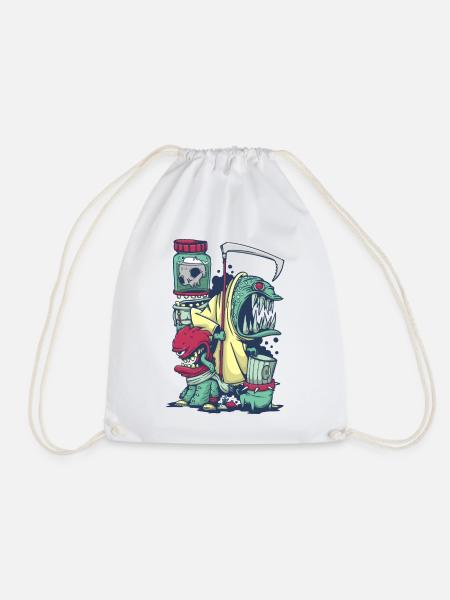 Monstres - Sac de sport léger - blanc
