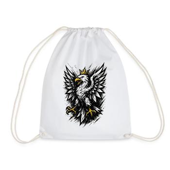 Pologne Polska aigle drapeau drapeau épique cadeau - Sac de sport léger - blanc - Devant
