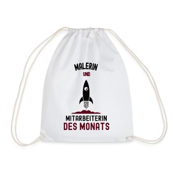 Employee of the Month Painter Painter - Drawstring Bag - white - Front