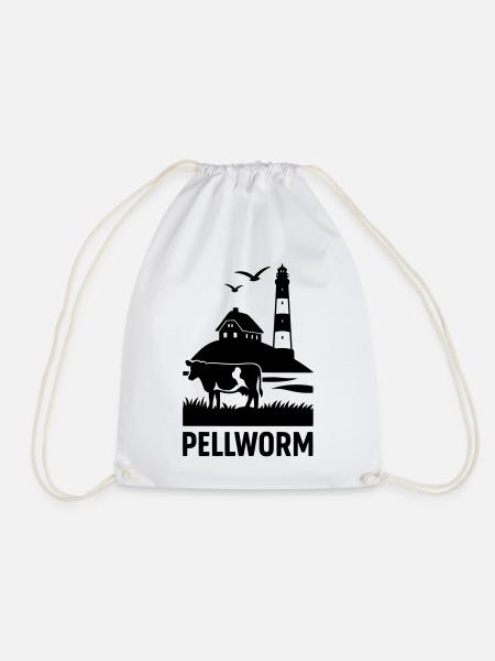 Insel Pellworm - Turnbeutel - Weiß