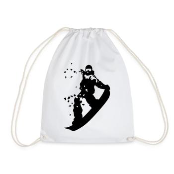 Planche à neige - Sac de sport léger - blanc - Devant