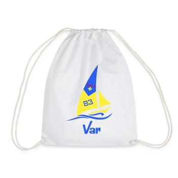 Sailboat Var 83 - Drawstring Bag - white - Front