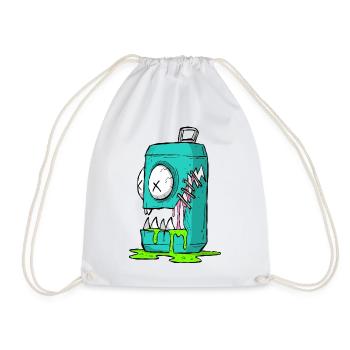 Monster Dose Cartoon Comic - Turnbeutel - Weiß - Vorne