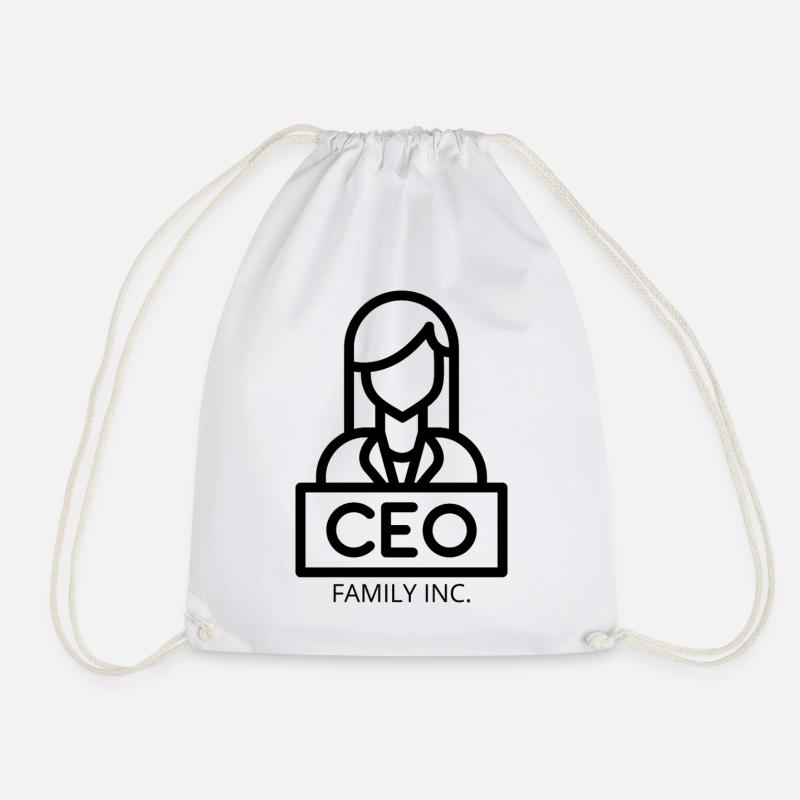 CEO unserer Familien-AG. - Turnbeutel - Weiß