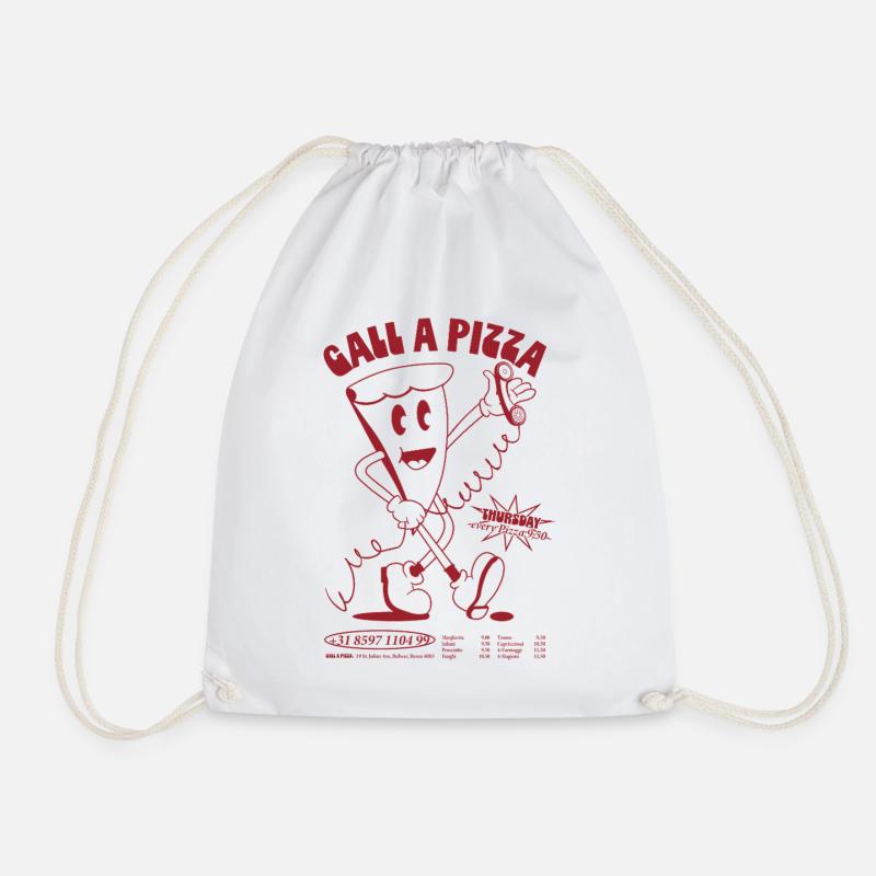 Call A Pizza - Turnbeutel - Weiß