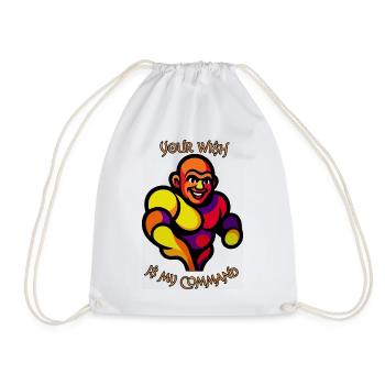 Genie out of the bottle - Drawstring Bag - white - Front
