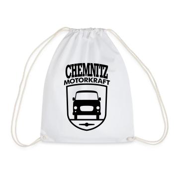 Barkas B1000 Motorkraft Chemnitz Wappen v1.2 - Turnbeutel - Weiß - Vorne