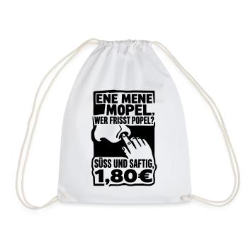 Popel Ene Mene Mopel - Turnbeutel - Weiß - Vorne