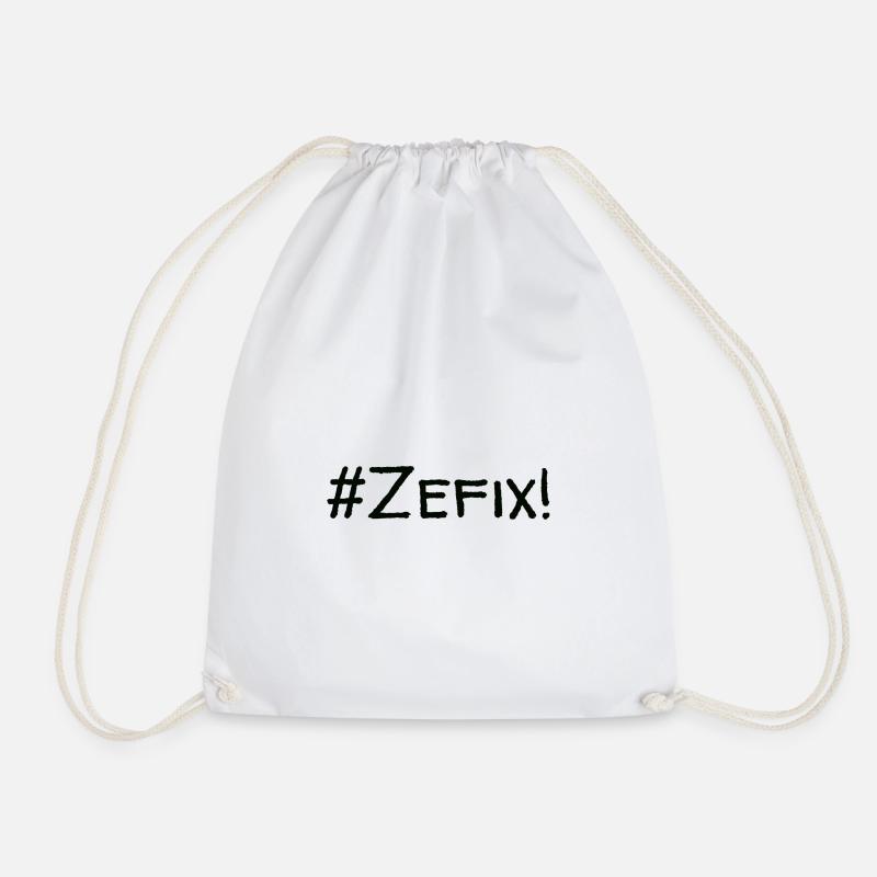 #Zefix! - Turnbeutel - Weiß
