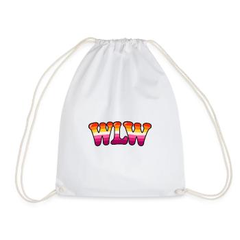 WLW Lesbian Pride Rainbow – LGBTQ+  - Turnbeutel - Weiß - Vorne