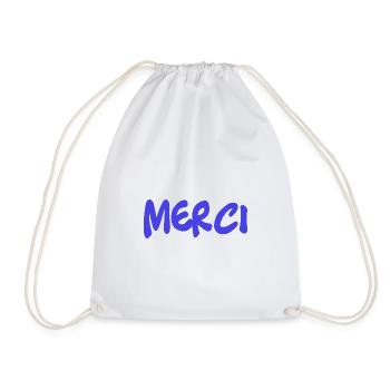MERCI. MAÎTRESSE. MAÎTRE. MERCI MAÎTRESSE - Sac de sport léger - blanc - Devant