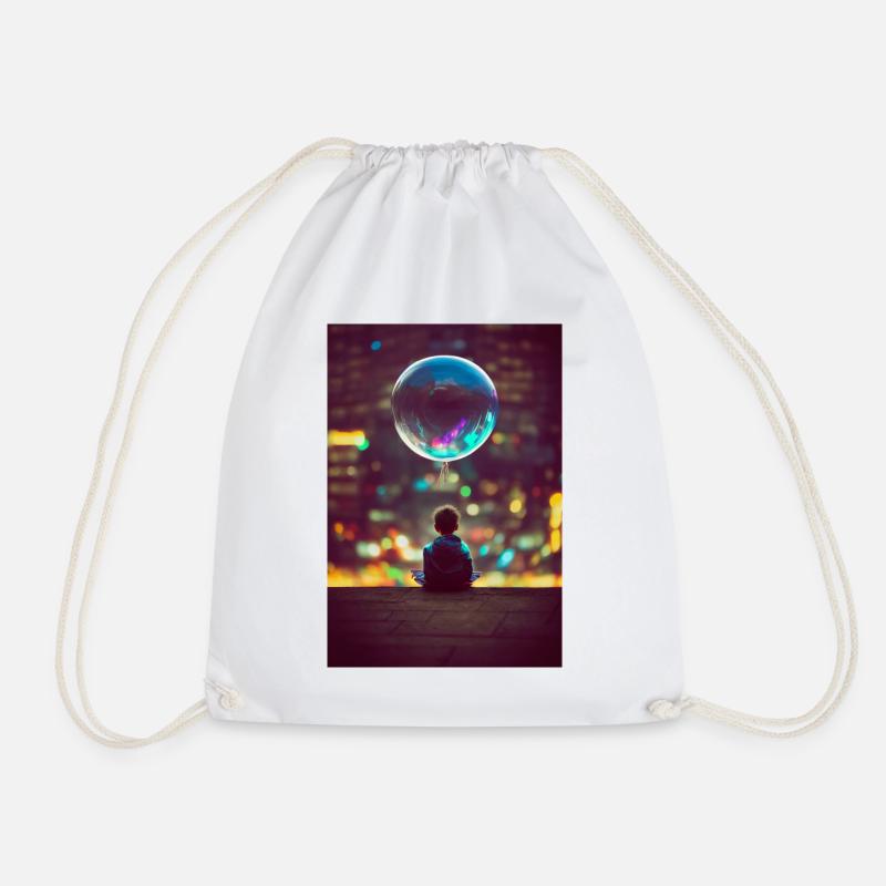 Neonpunk Balloon - Turnbeutel - Weiß