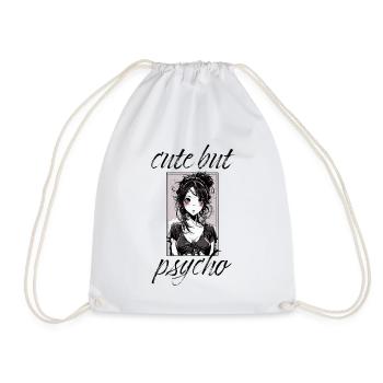 mignon mais psychopathe - Sac de sport léger - blanc - Devant