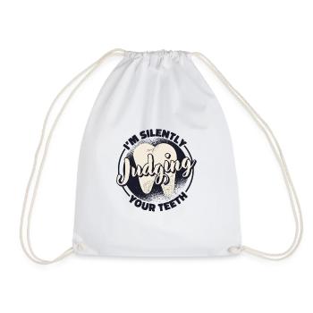 Dentist Dentist Dental Health Dentists Doctor - Drawstring Bag - white - Front