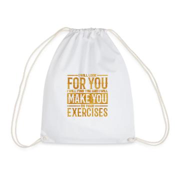 Physiotherapy Physiotherapist Therapist - Drawstring Bag - white - Front