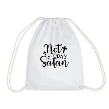 Pas aujourd’hui, Satan - Sac de sport léger - blanc - Devant