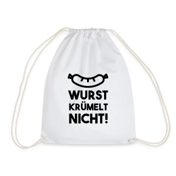 Herren Metzger Fleischer T-Shirt Lustiger Spruch - Turnbeutel - Weiß - Vorne