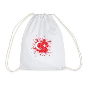 Türkei - Turnbeutel - Weiß - Vorne