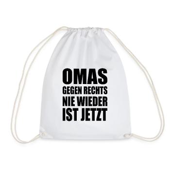 Omas gegen rechts - Turnbeutel - Weiß - Vorne
