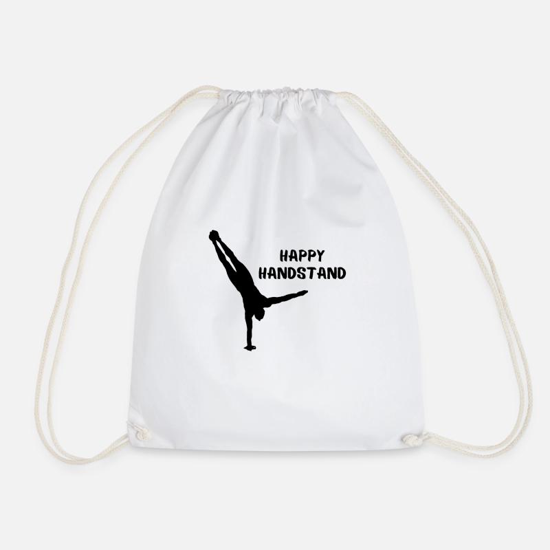Happy handstand - Sac de sport léger - blanc
