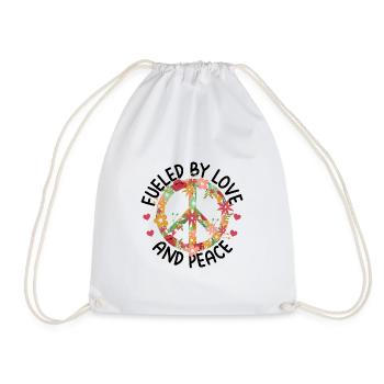 Hippy - Drawstring Bag - white - Front