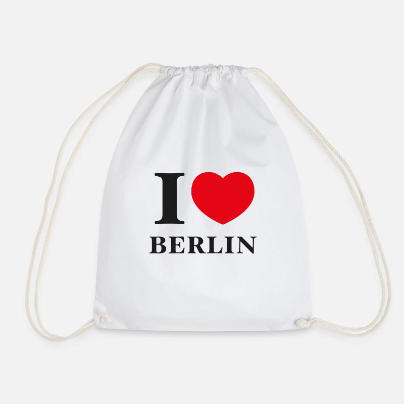 I Love Berlin - Turnbeutel - Weiß
