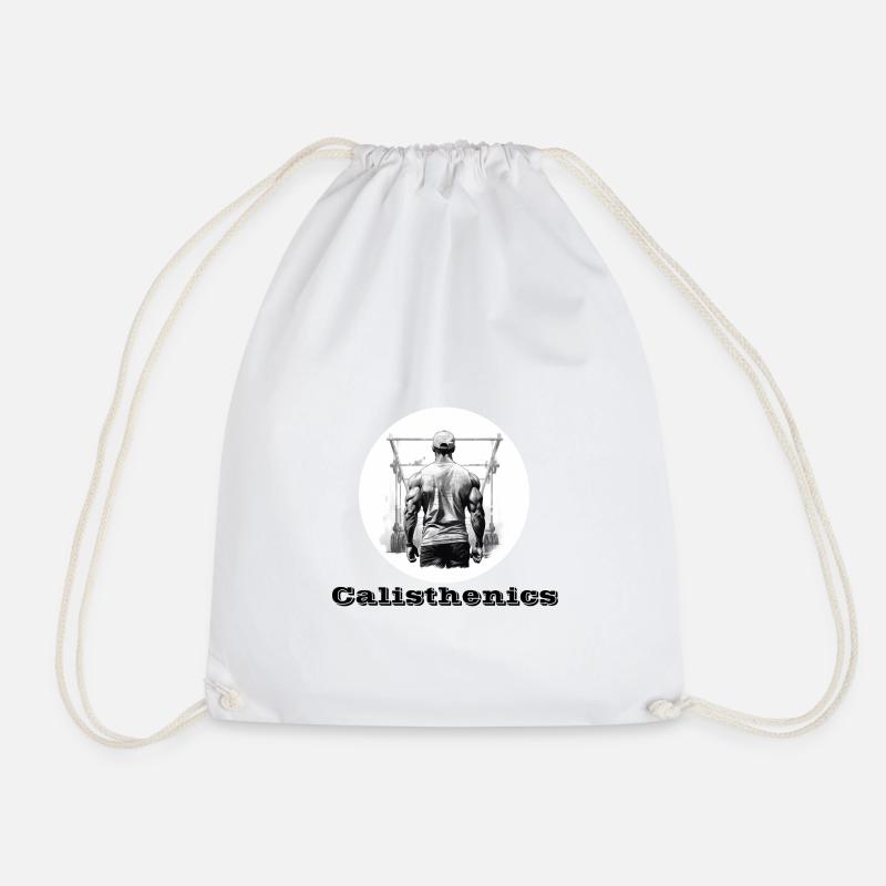 Calisthenics - Drawstring Bag - white