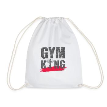 Bodybuilder Kraftsport Fitness Motiv - Turnbeutel - Weiß - Vorne